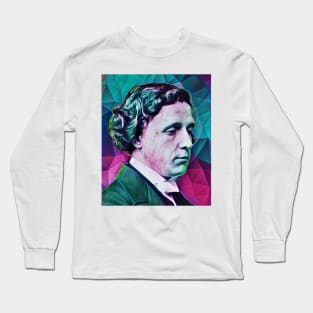 Lewis Carroll Portrait | Lewis Carroll Artwork 2 Long Sleeve T-Shirt